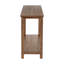 Console en bois avec tablette inférieure ouverte en brun vieilli-799845734