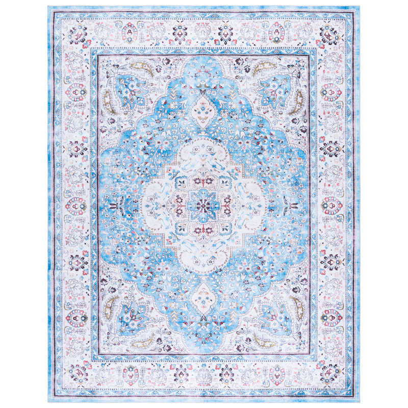 Msrw Tucson 136 Performance Machine Washable Oriental Rug, Rectangle 8' x 10'