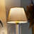 Glamorous Table Lamp, Beige & Gold, 17.3 x 5.5 inches | 100% Plastic with Metal Base, 17.7 inches Tall | E27 Socket, Max 40W | Elegant Design for Living Room, Bedroom, or Office | Stylish & Functional Lighting Solution-246625729