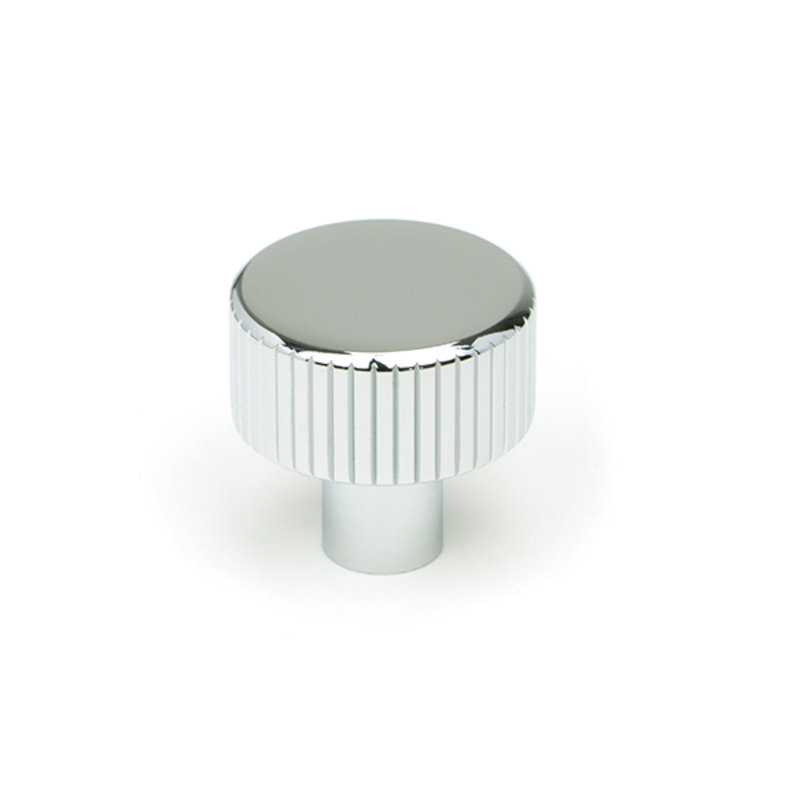 Round Knob, 2.5 cm, Polished Chrome