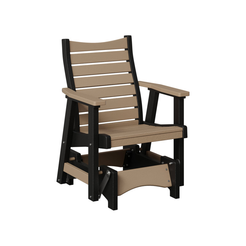 Fauteuil oscillant simple Berlin Gardens Bristol, Weatherwood Top/Black Base