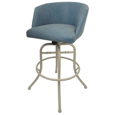 Joniya Swivel Tilt Counter Metal Bar Stool 26" Joey - Basin Beige - Beige