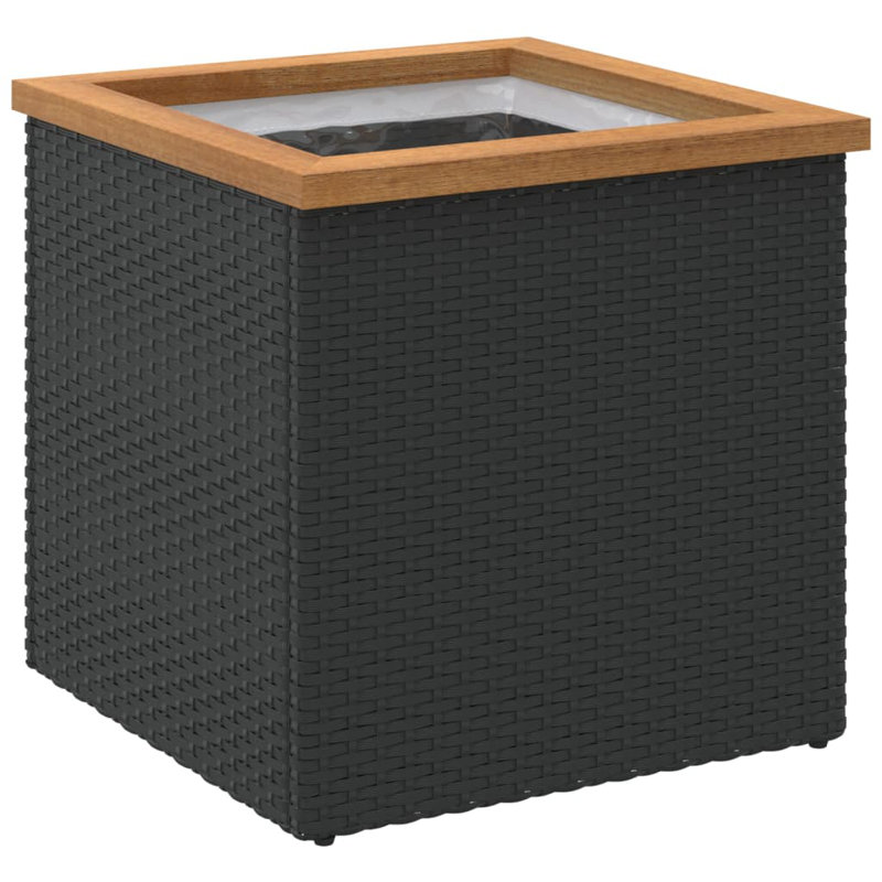 Planter Box, Black, 40cm H x 40cm W x 40cm D