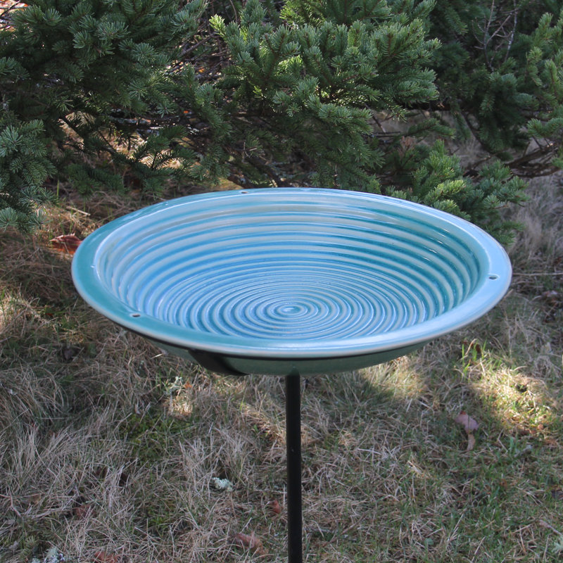 Bain d'oiseaux Avian Post, Vert jade