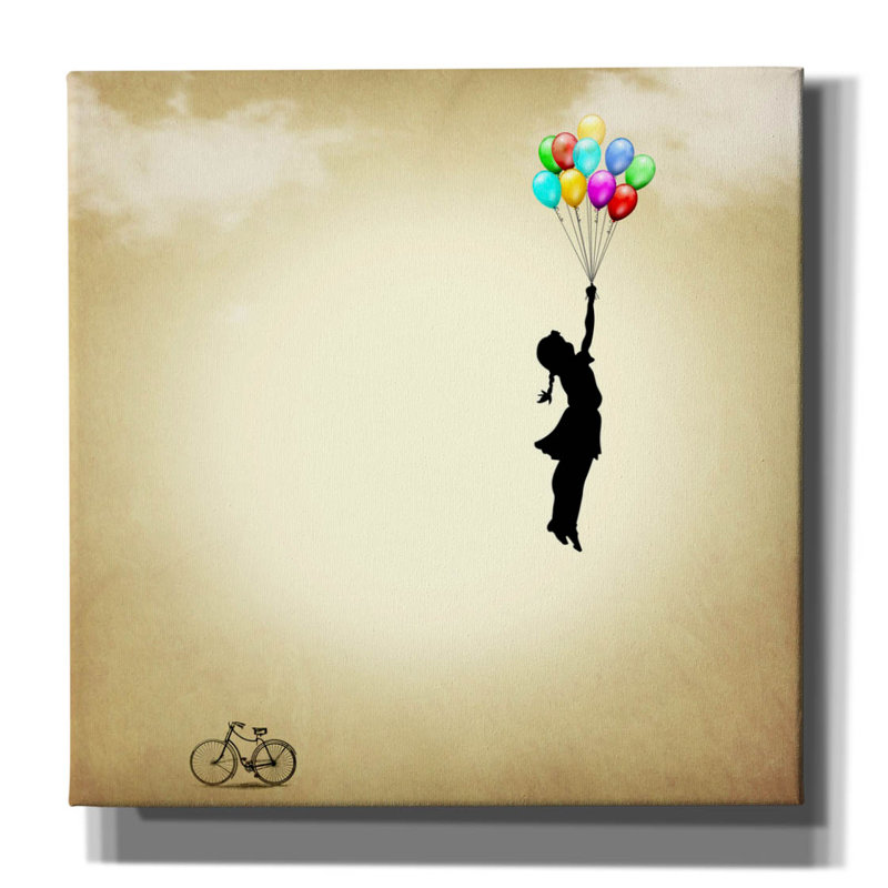 'Balloon' by Mark Ashkenazi Canvas Wall Art, 26" H x 26" W x 1.5" D