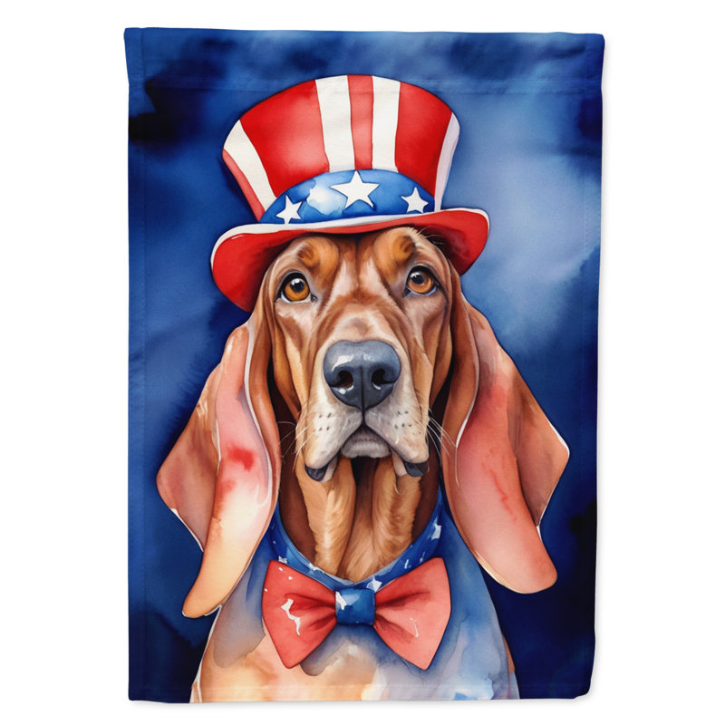 Drapeau patriotique du jardin américain, Redbone Coonhound