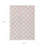 Tapis intérieur lavable à pois rose HomeRoots 8 pi x 10 pi
