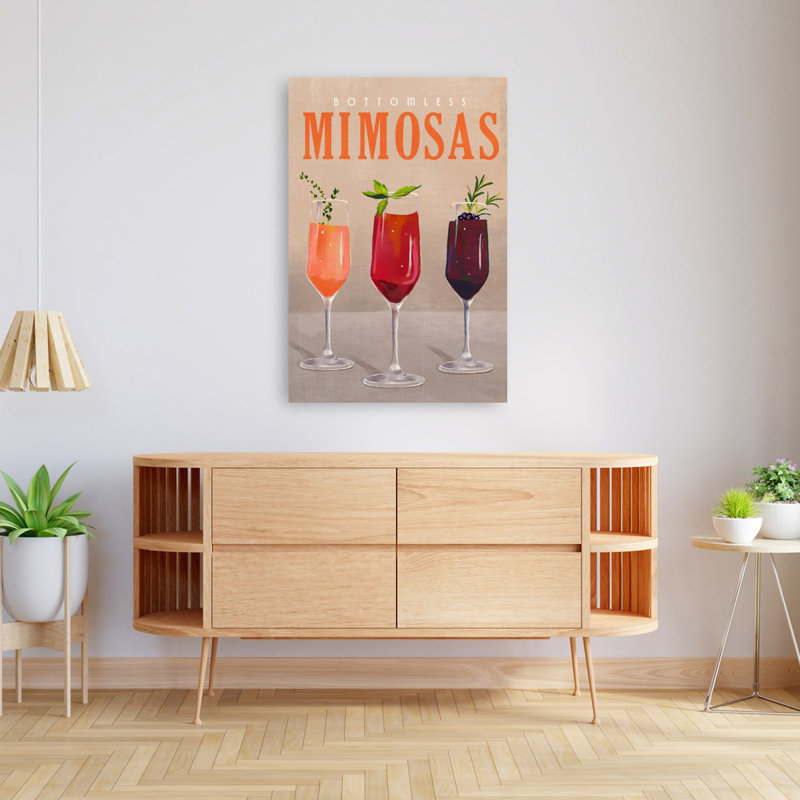 «Mimosas Pastel Cocktail Bar», H 48 po x l 32 po