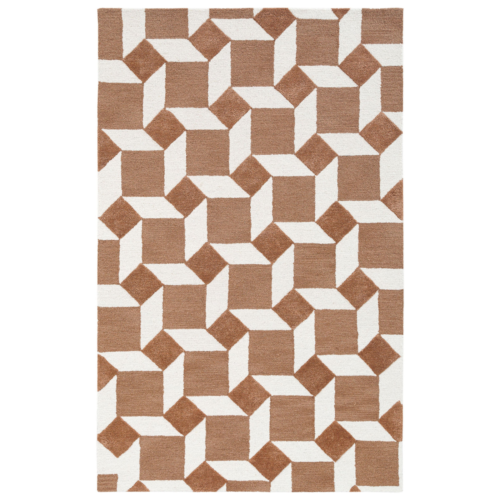 Woodcliff Hand-Tufted Geometric Rug, Rectangle 7'9" x 9'9"