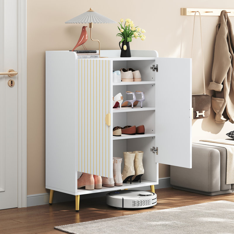 16 Pair Shoe Storage Cabinet