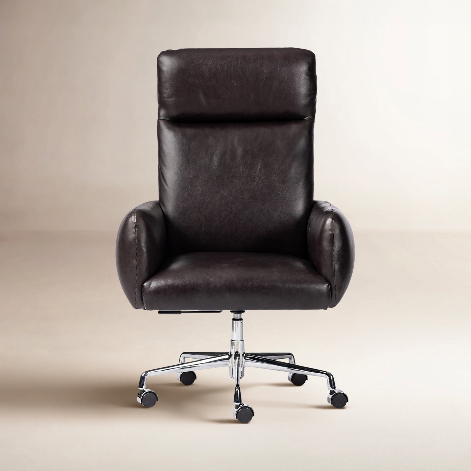 Ottavina Swivel Office Chair, Sonoma Black