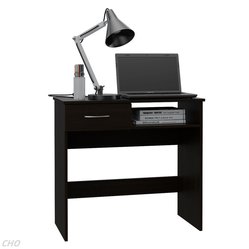 Home Office Set, Single Drawer, Keyboard Tray,Bookcase