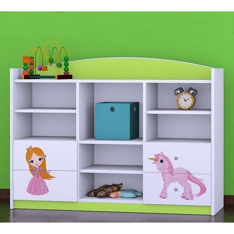 Bianca 92cm H X 129cm W Kids Cube, Green
