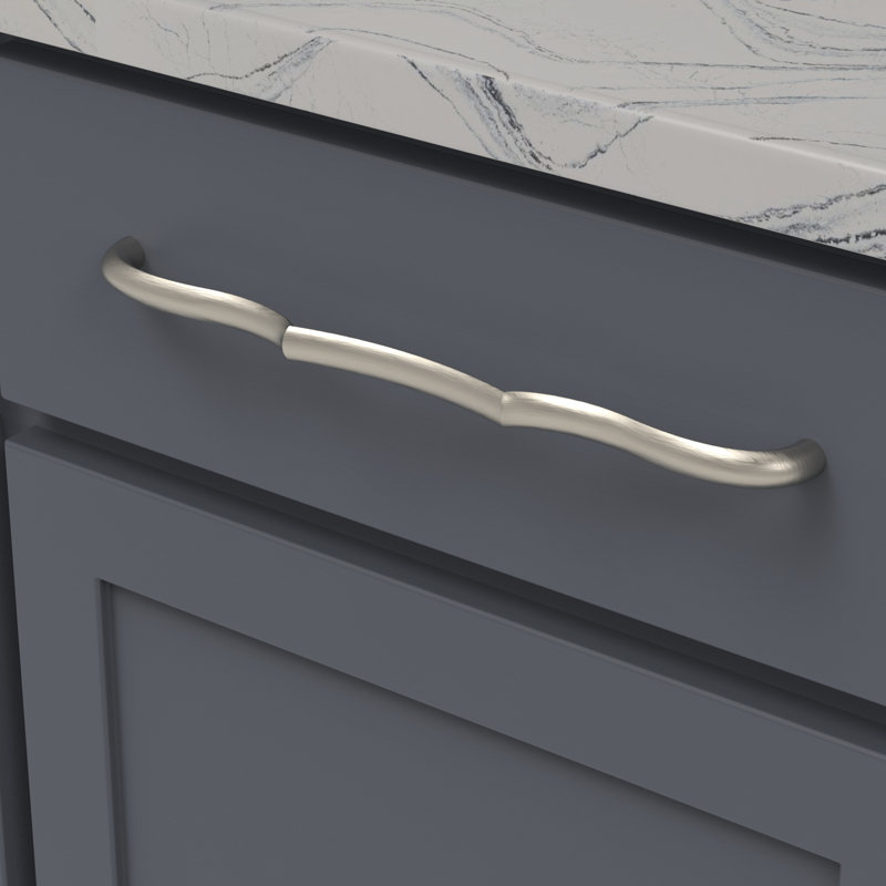 Trellis Appliance Pull, Satin Nickel, 12"