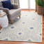 Tapis damassé en laine et en coton touffeté à la main Roslyn-264440666