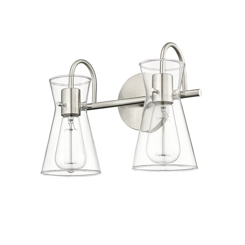 Stalcup 2 - Light Dimmable Bathroom Vanity Light, Brushed Nickel