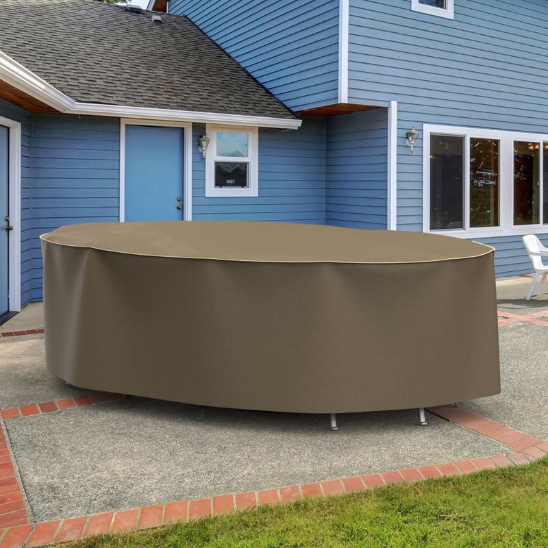 Housse pour ensemble de table et chaises de terrasse Hillside, 30" H x 90" L x 136" D