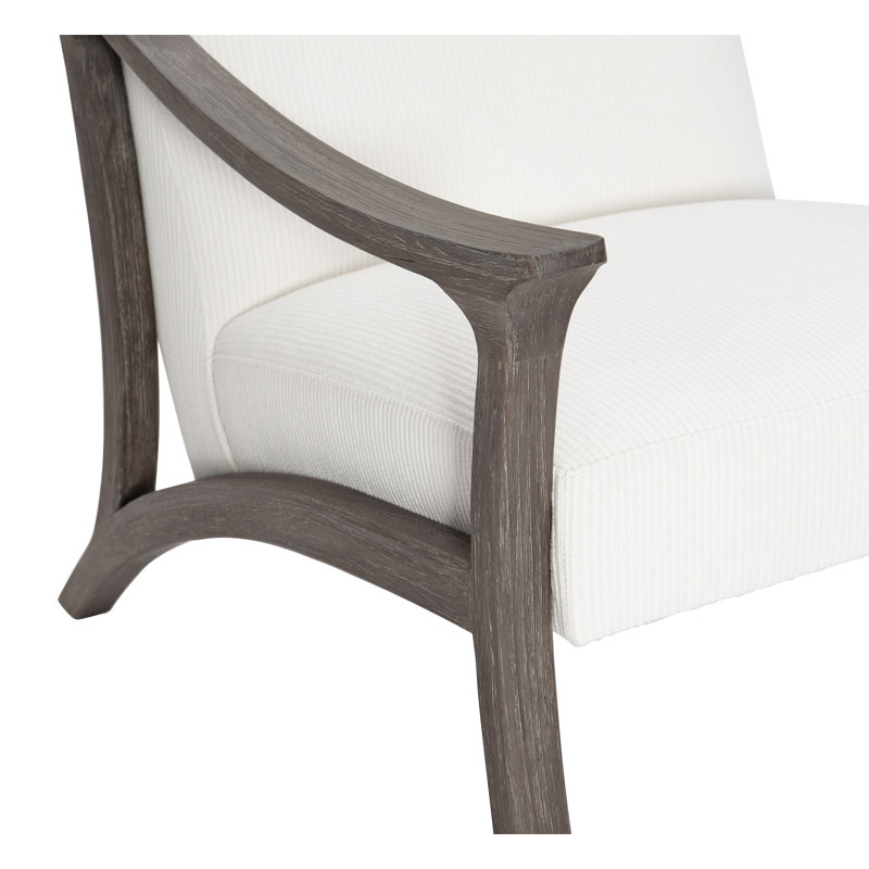 Lovina Teak Patio Chair with Cushions, White Vinyl 6503-000
