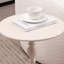 Table de chevet ronde en métal avec tiroir - Table d'appoint de rangement supplémentaire de style vintage, fini noir mat, design élégant