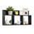 Mcneil 3-Cubby Manufactured Wood Wall Shelf-1819694568