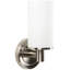 Latitude II Wall Mounted 1-Light Frosted Glass Sconce | Bathroom Lighting-2992117