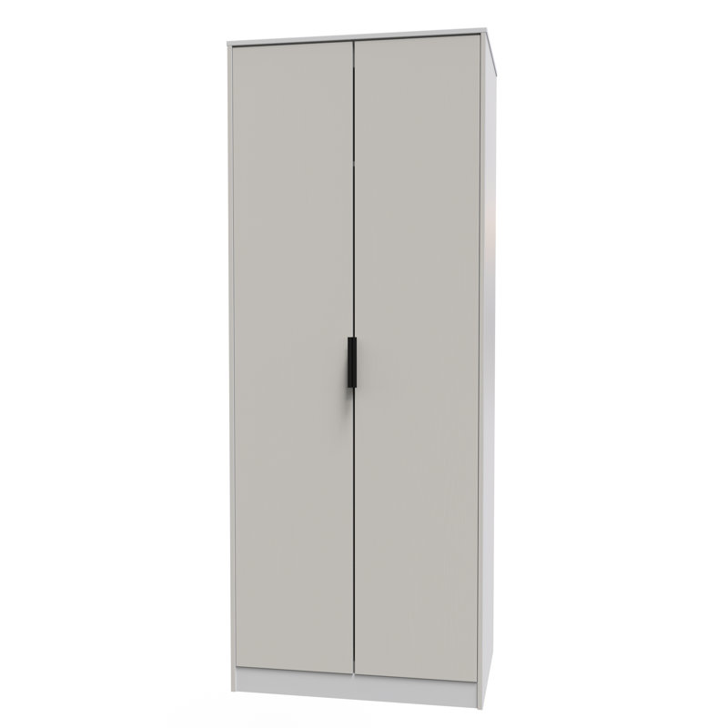 Turah Manufactured Wood Wardrobe, Grey Ash