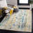 Riccio Abstract Beige Area Rug-934379721