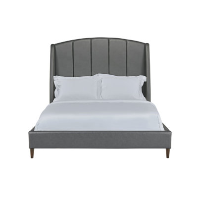 Zayne Upholstered Wingback Platform Bed