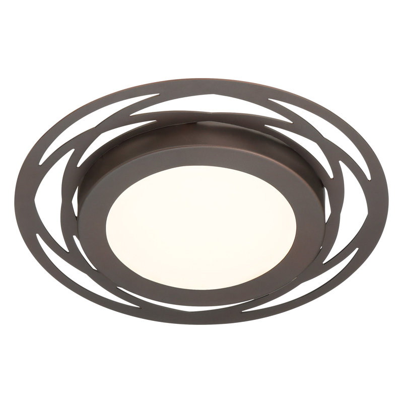 Zipporah Acrylic LED Flush Mount, 1" H x 11.5" W 11.5" D