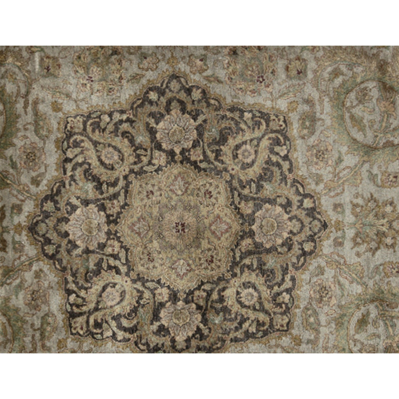 Hand Knotted Area Rug in Black
