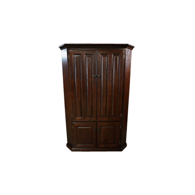 Lapierre Corner Solid Wood Armoire Desk