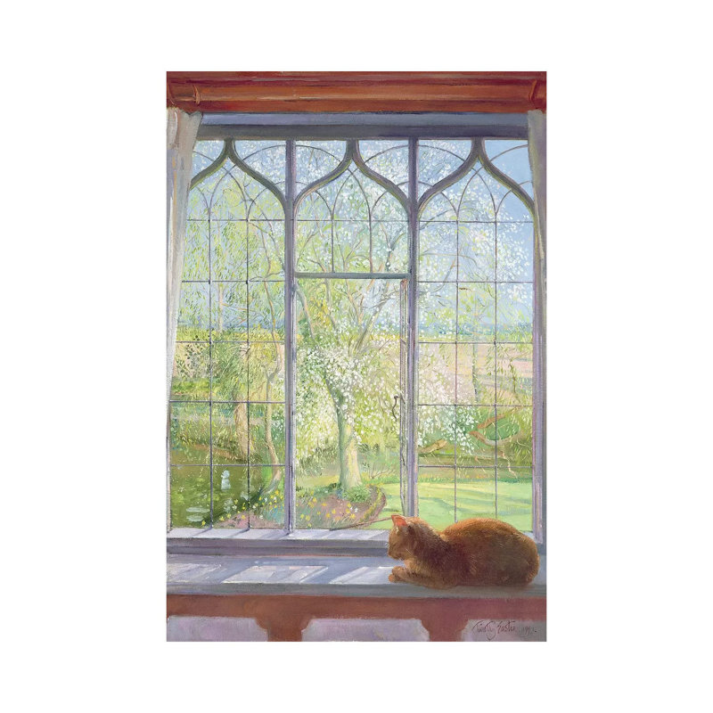 Window In Spring by Timothy Easton - Wrapped Canvas Gallery-Wrapped Canvas Giclée, 20.32 cm H x 30.48 cm W