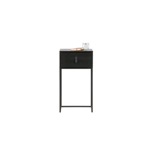 Zola 40cm W Metal Bedside Table