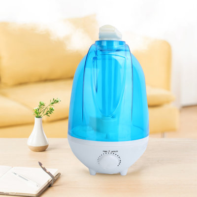Humidificateur de table, diffuseur d'humidificateur ultrasonique 4L à DEL, bureau à domicile, brumisateur, purificateur d'air