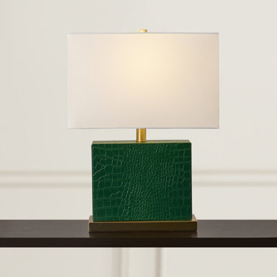  21.5" Lampe De Table En Métal Marelle