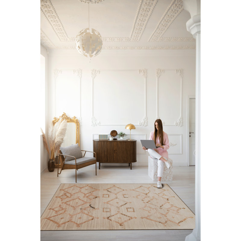 Tapis intérieur / extérieur Klemenz, Rectangle 5 pi 1 po x 8 pi 6 po