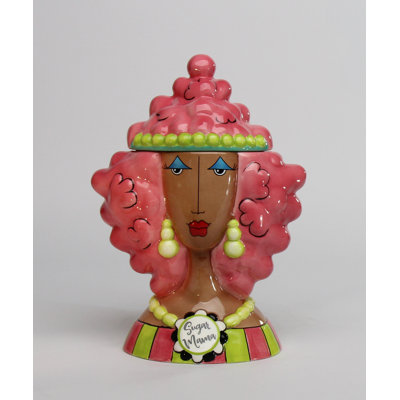 Pink Hair Lady 1,12 pte Bocal à biscuits