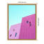 Reproduction d'art sur toile encadrée "Saguaro Hotel" par Wrobel-1350358154