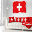 Drapeau de la Suisse - coussin imprimé de cartes et drapeaux-29828406-29854997
