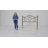 Analisha Metal and Solid Wood Post Headboard-1683345172