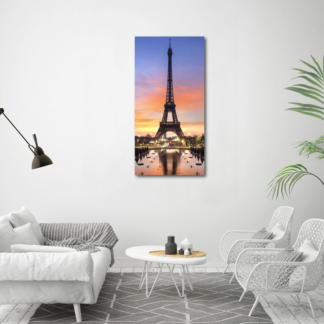 Eiffel Tower Paris - Wrapped Canvas Print