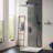 12" Brushed Nickel Bathroom Shower System, Rain Mixer Shower Combo Set, Rainfall Shower Head System