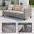 3 Seater Patio Sofa Wicker Outdoor Patio Sofa & All-Weather Rattan-58430668-58430671