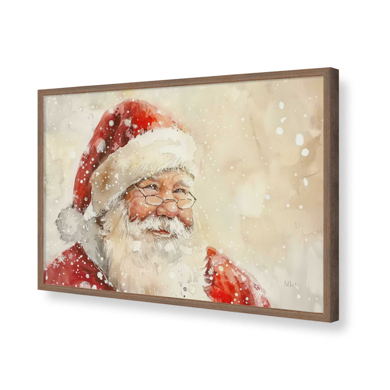 Merry Whispers Art Print, 12" x 16", Walnut