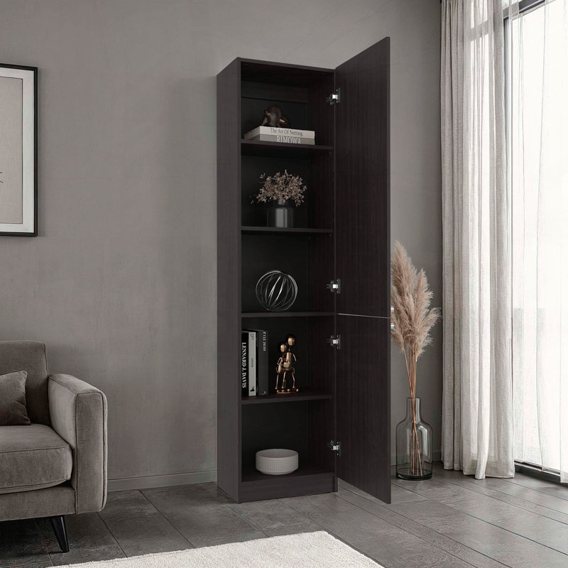 Tall Bookcase Storage Cabinet