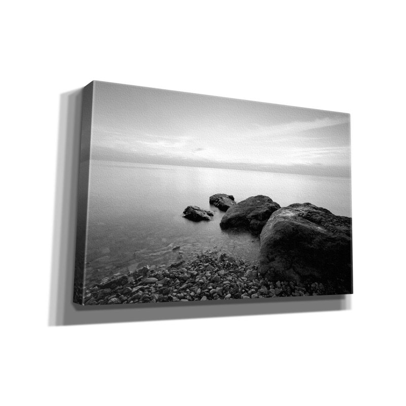 " Rocks On Beach 2 " Print, 40" H x 60" W