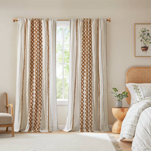 Panneau de rideau simple Boho Imani