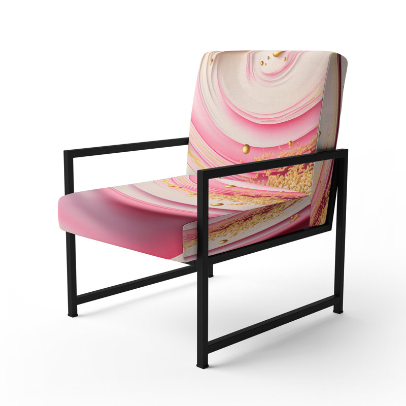 Chaise rembourrée Darleene, Noir, noir, noir, noir