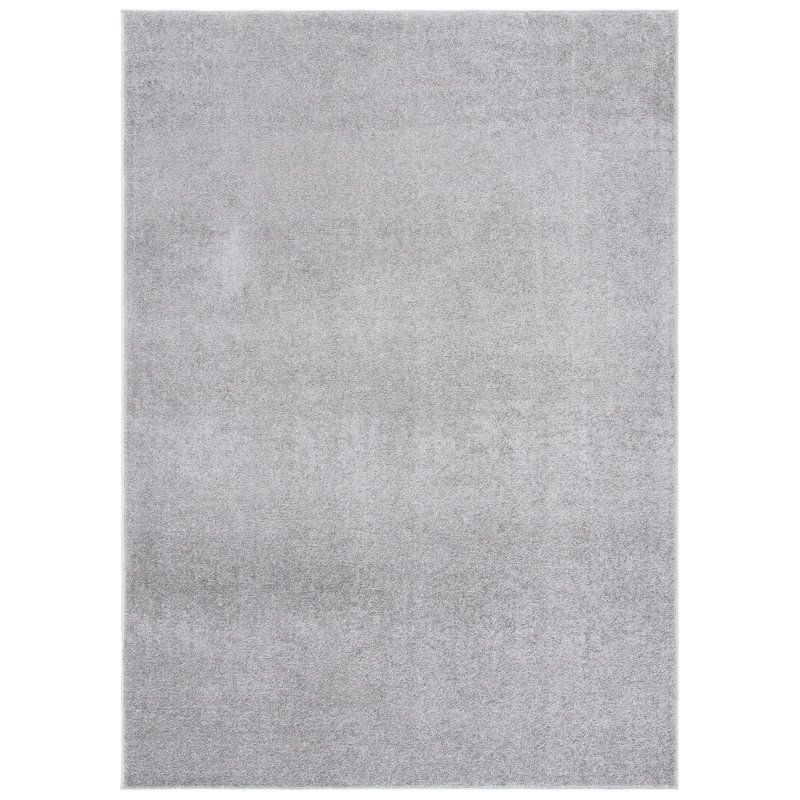 Tapis de couleur unie antidérapant Briag, Rectangle 8 pi x 10 pi