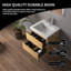 Meuble-lavabo mural simple 24 po avec plateau en pierre blanc brillant et 2 tiroirs A.Oak Modern-556074373